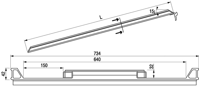 Verladeschiene