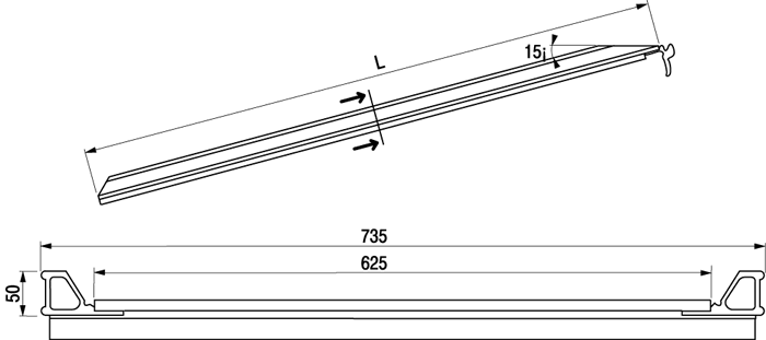 Verladeschiene